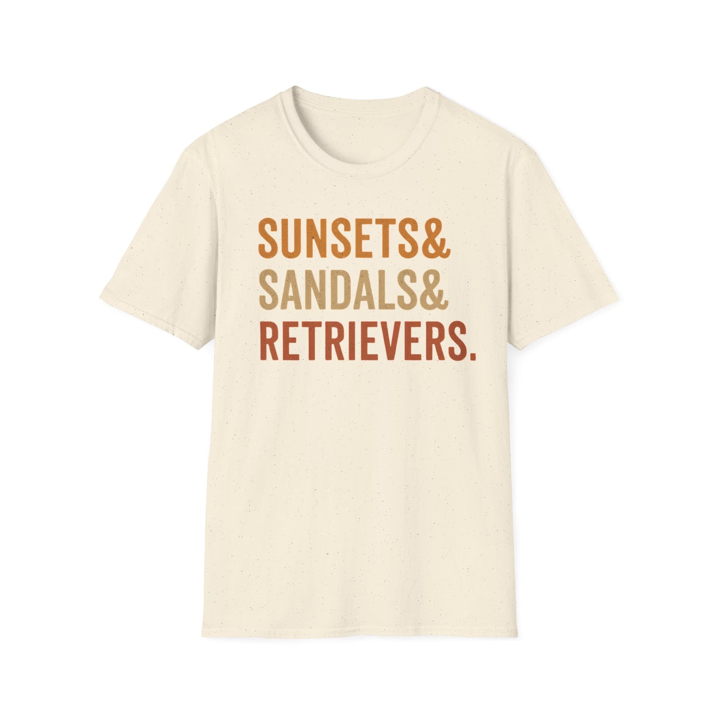 Sunsets & Sandals & Retrievers T-Shirt