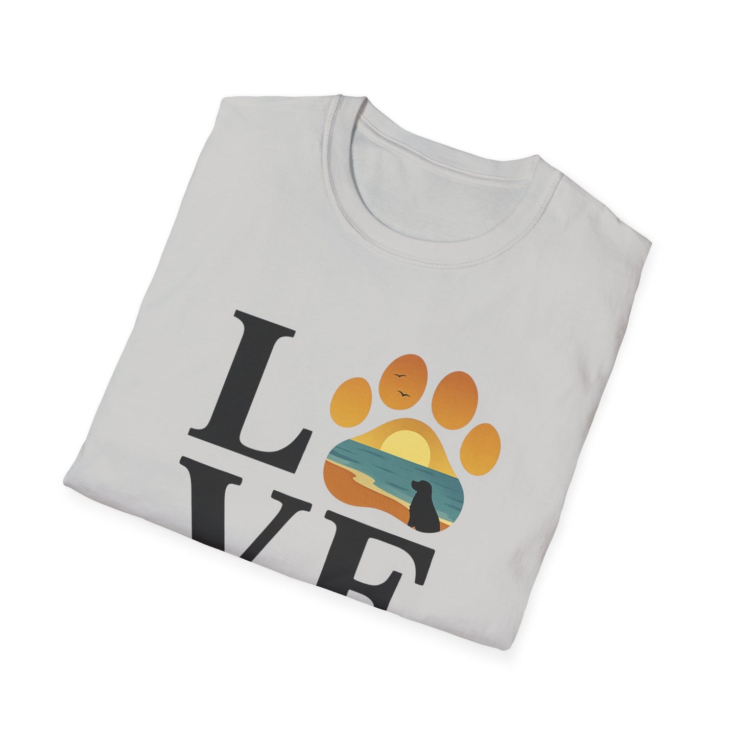LOVE - Beach Dog T-Shirt