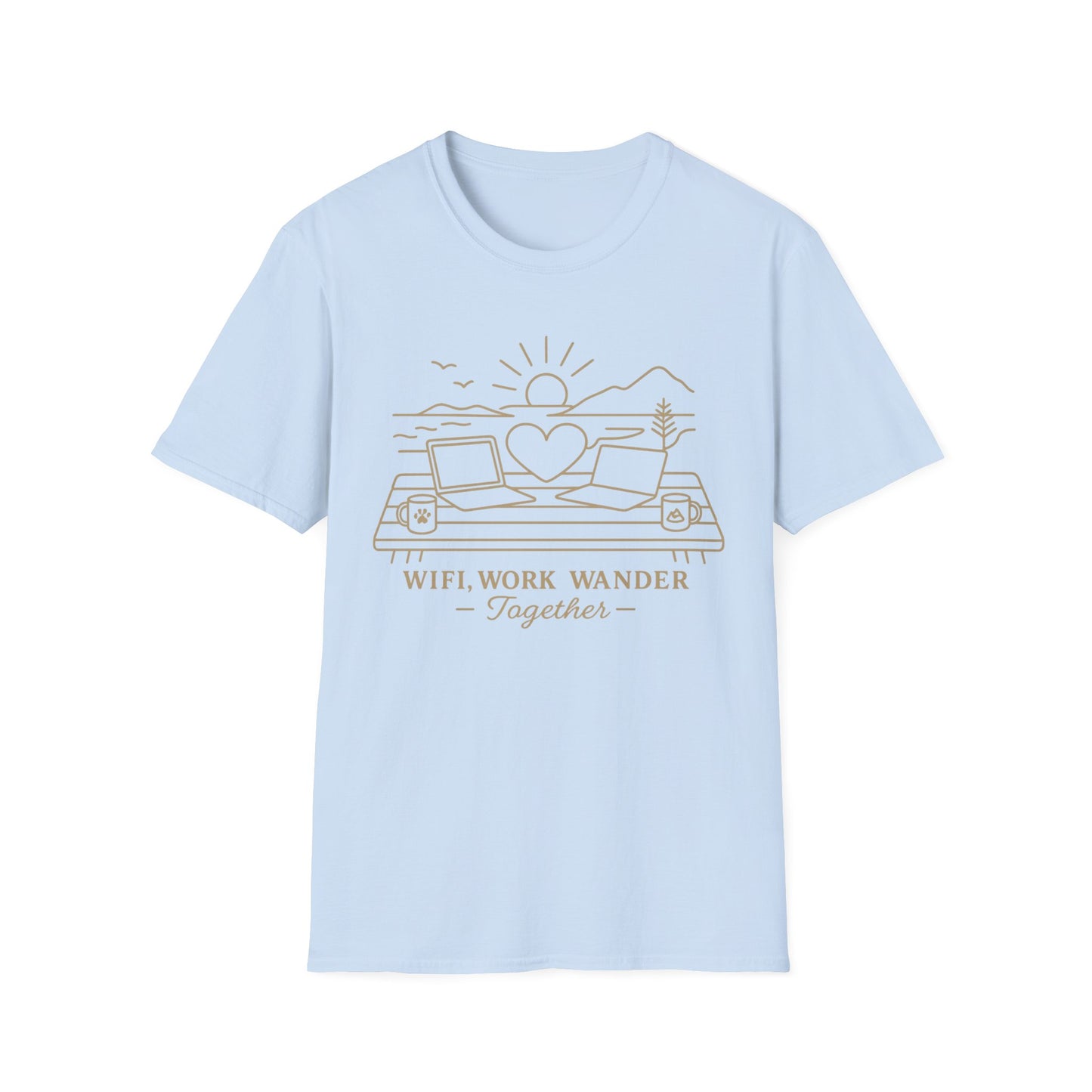 WIFI, WORK, WANDER Together T-Shirt