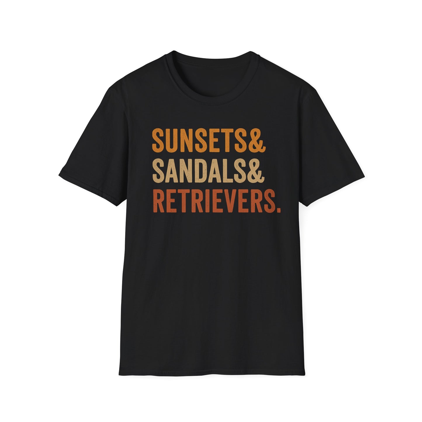 Sunsets & Sandals & Retrievers T-Shirt