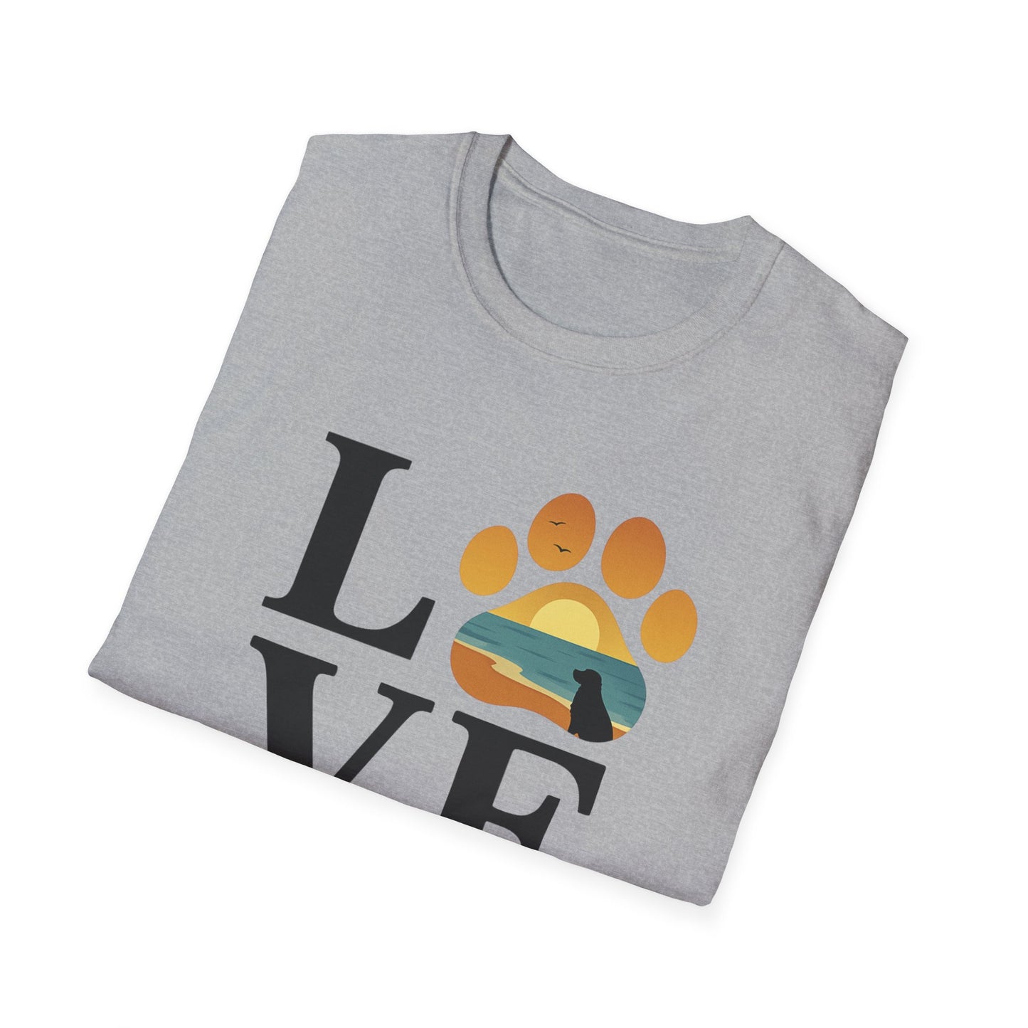 LOVE - Beach Dog T-Shirt