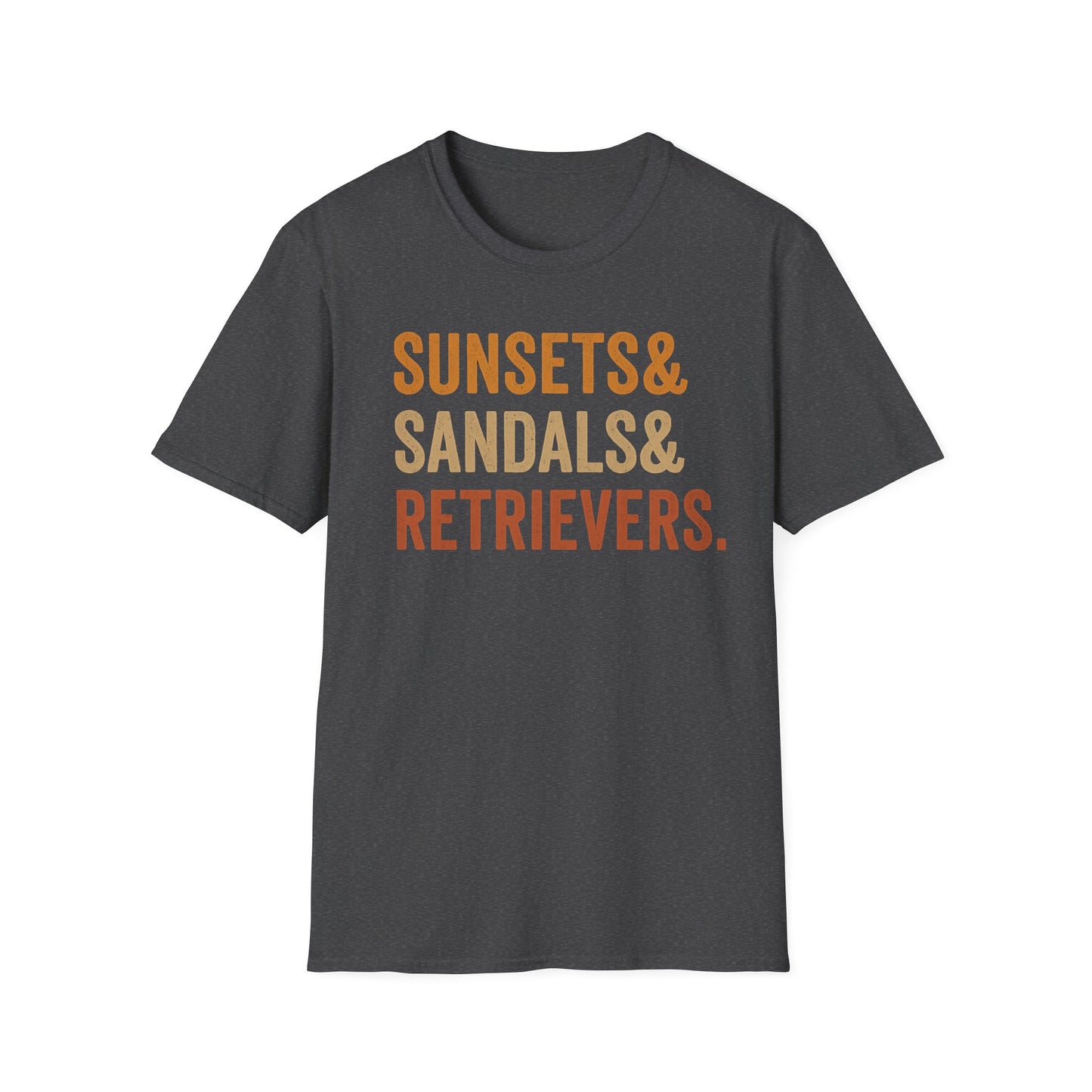 Sunsets & Sandals & Retrievers T-Shirt