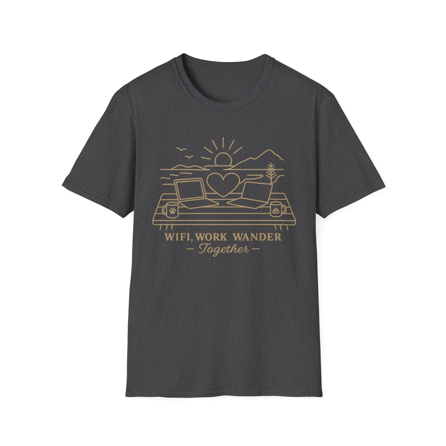 WIFI, WORK, WANDER Together T-Shirt