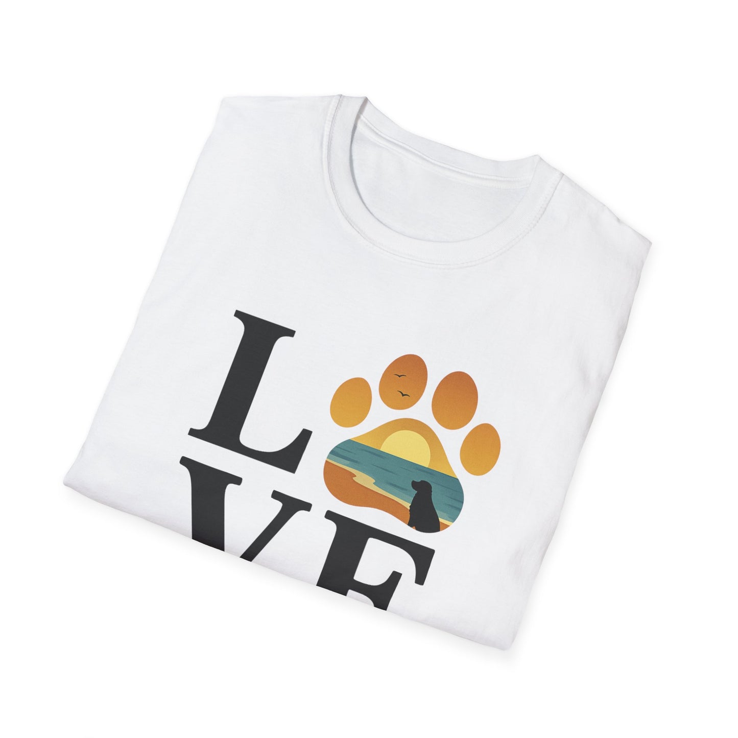 LOVE - Beach Dog T-Shirt