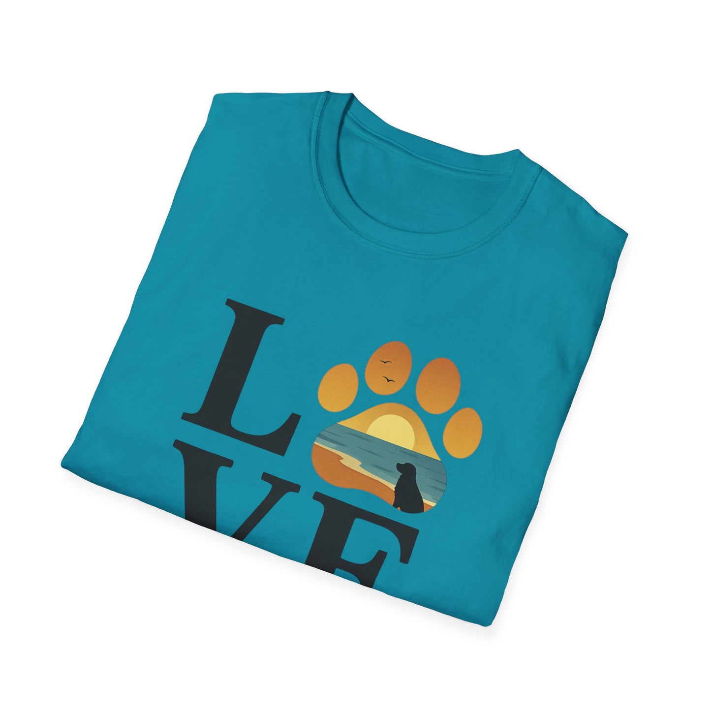LOVE - Beach Dog T-Shirt