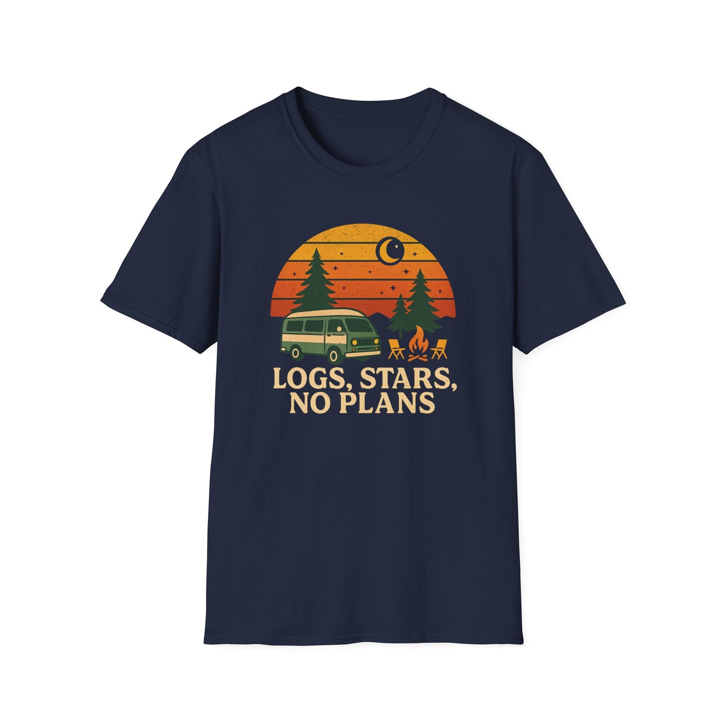 Logs, Stars, No Plans T-Shirt