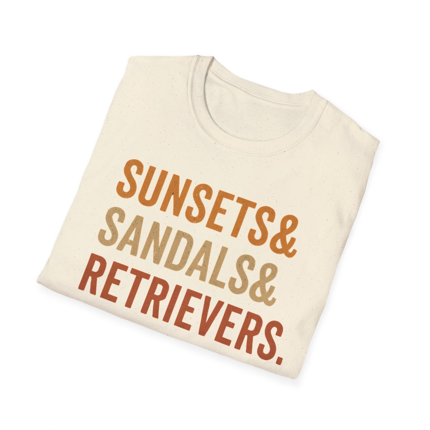 Sunsets & Sandals & Retrievers T-Shirt