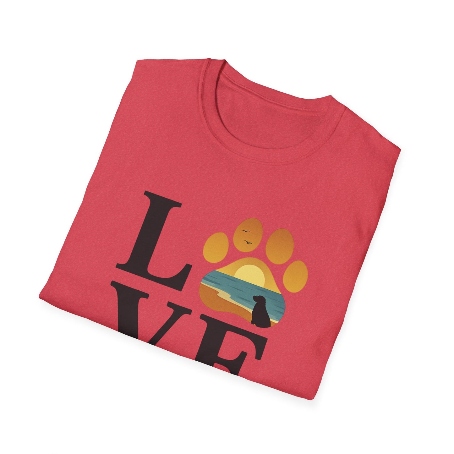 LOVE - Beach Dog T-Shirt