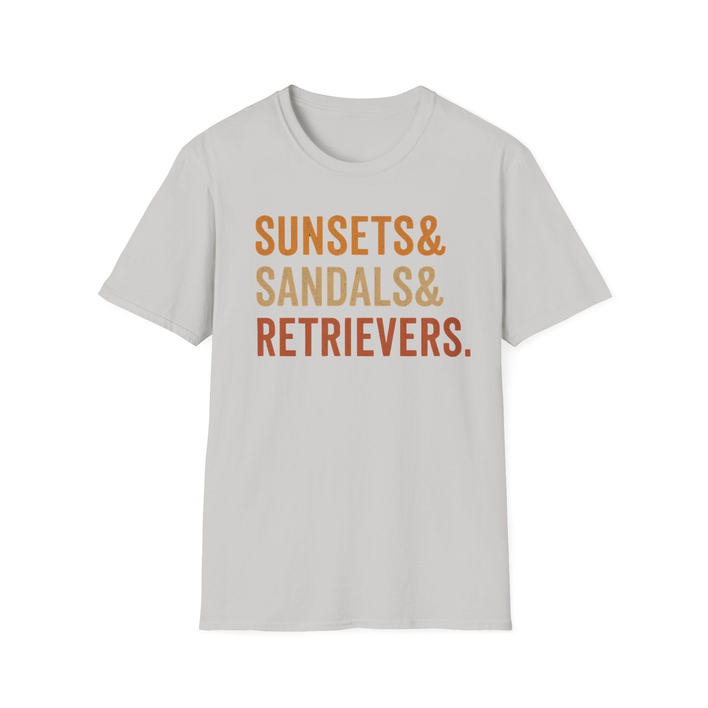 Sunsets & Sandals & Retrievers T-Shirt