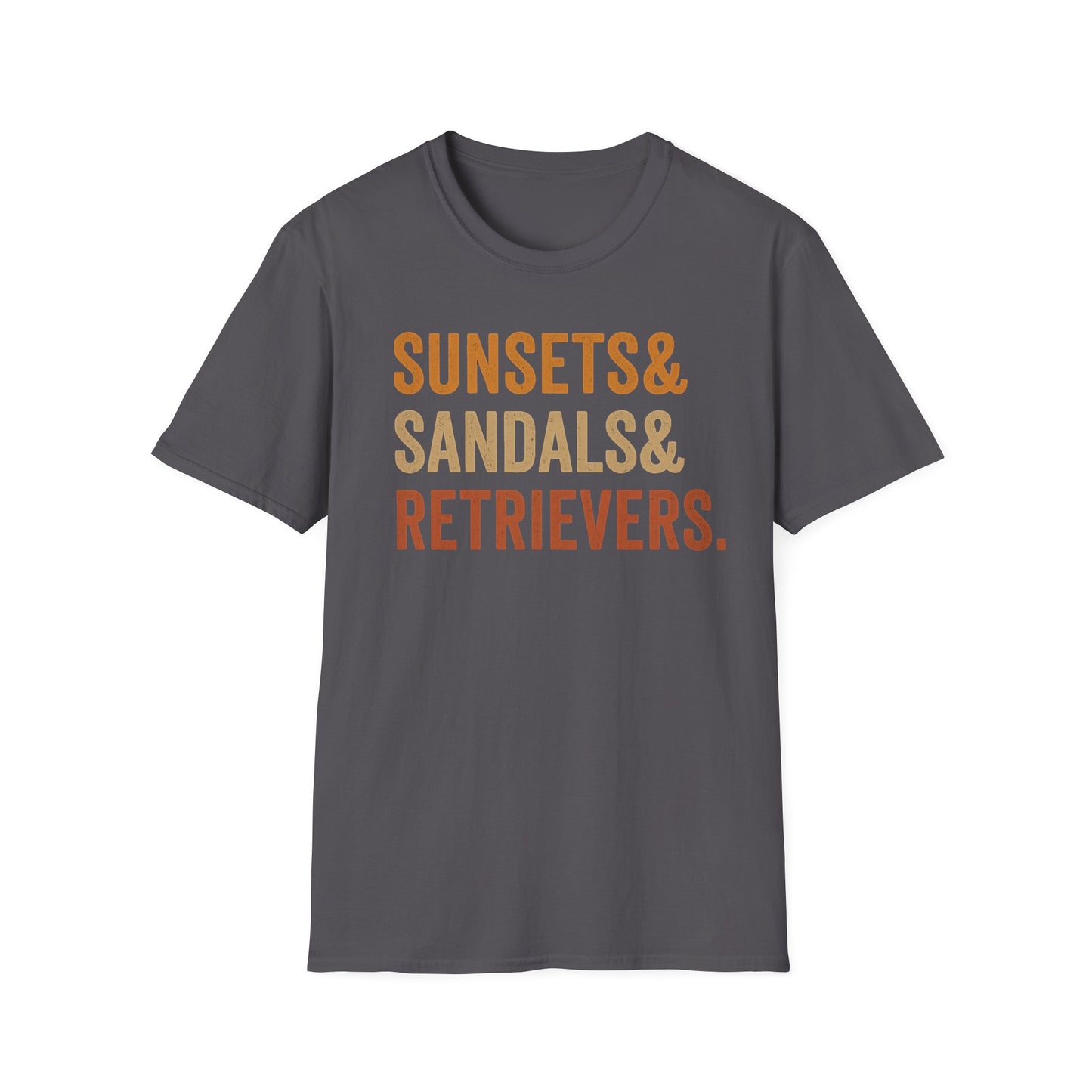 Sunsets & Sandals & Retrievers T-Shirt