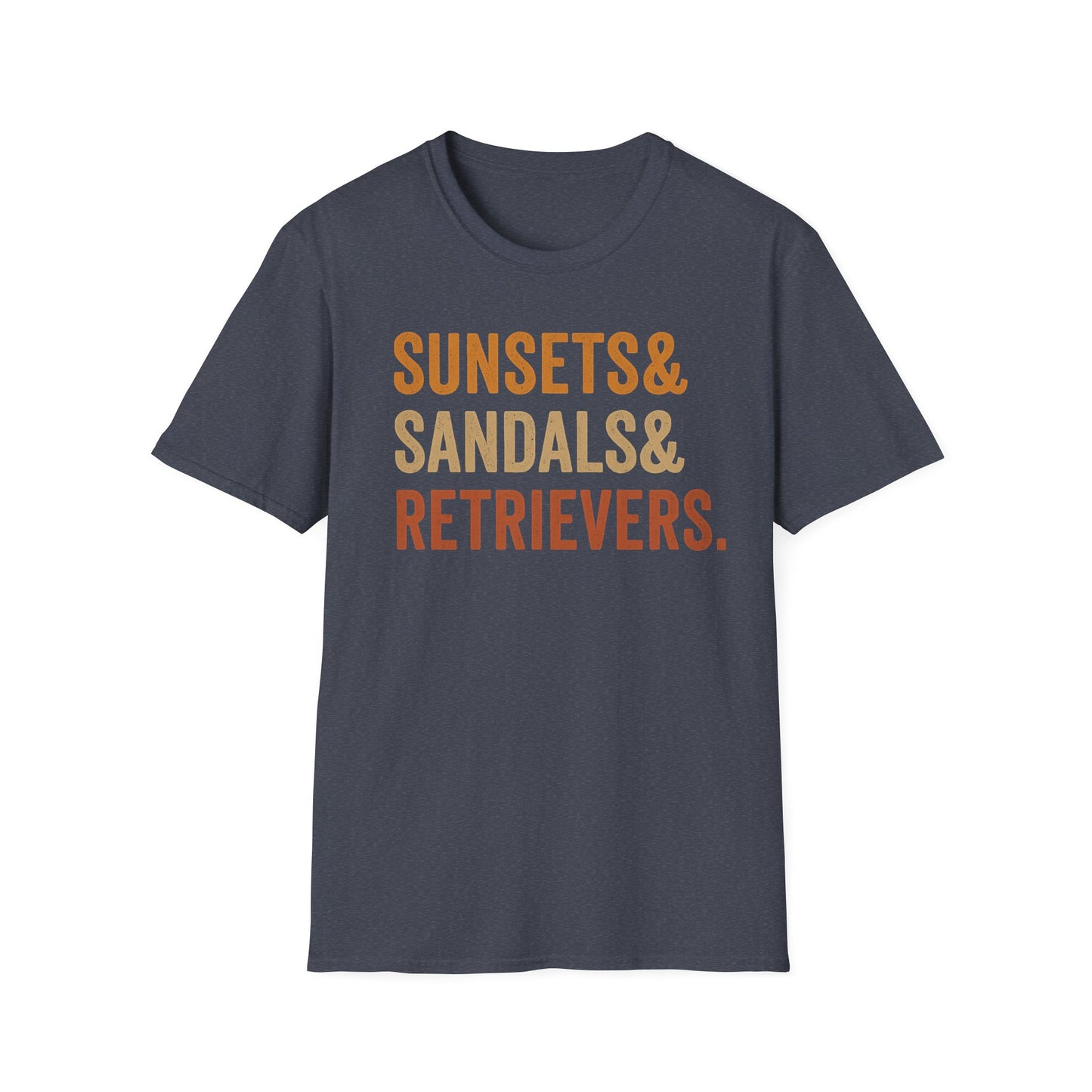 Sunsets & Sandals & Retrievers T-Shirt
