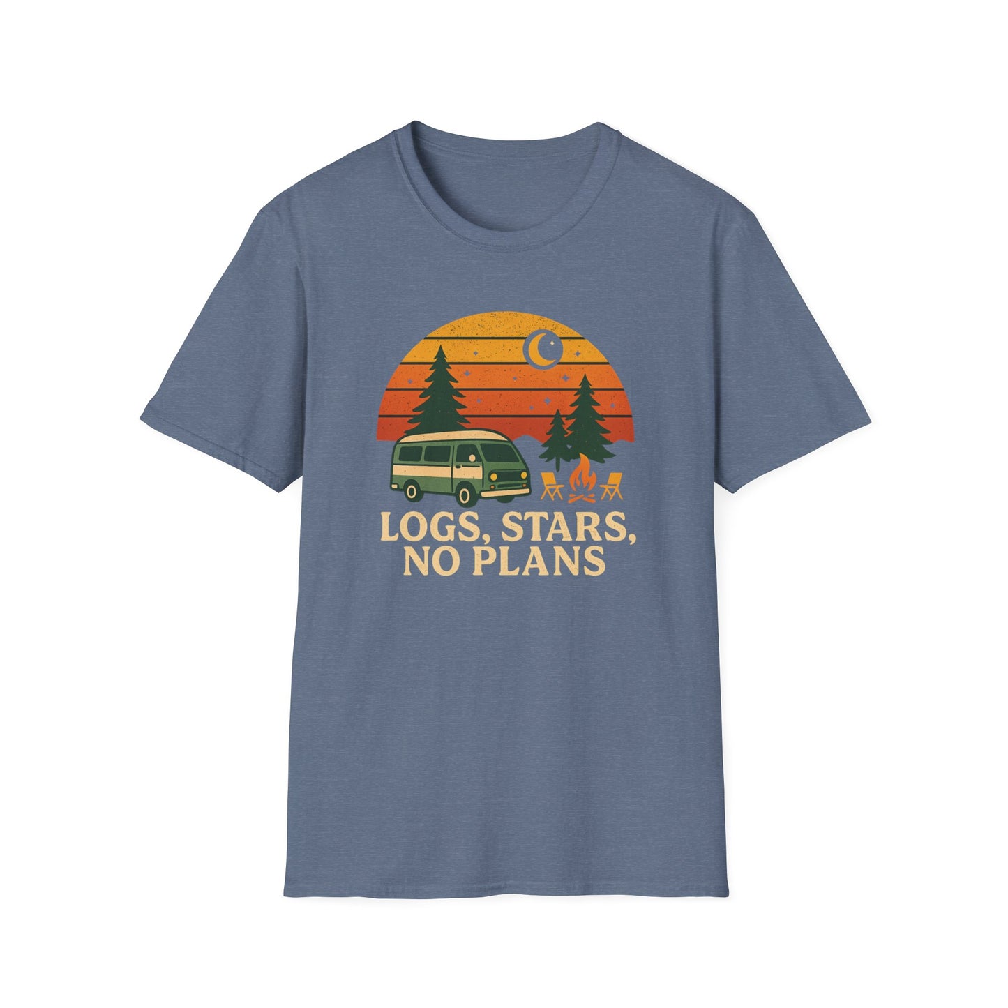 Logs, Stars, No Plans T-Shirt
