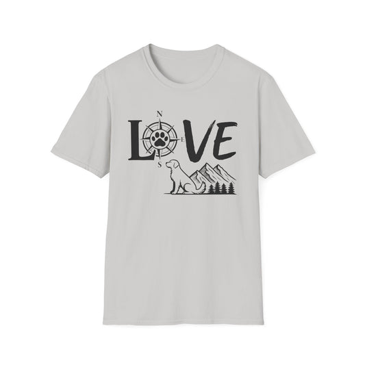 LOVE - Compass Dog T-Shirt