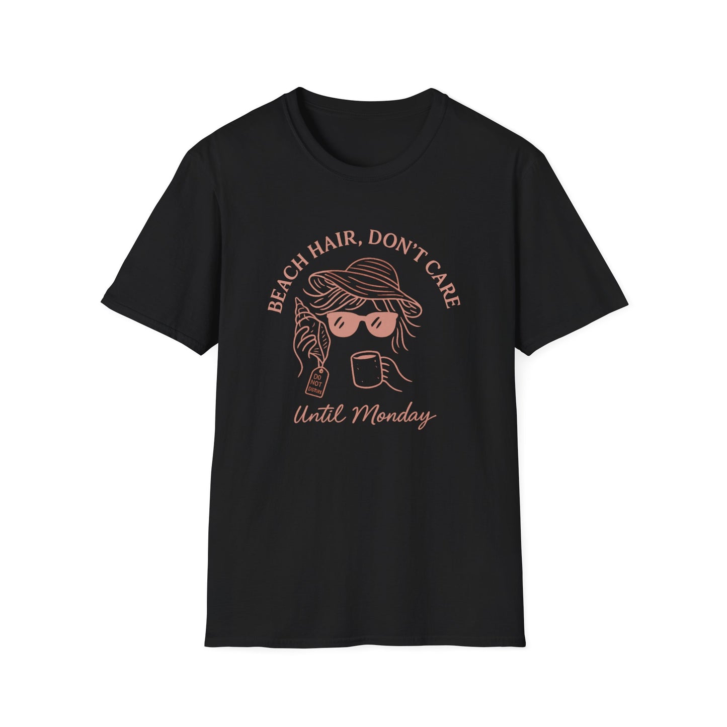 Beach Hair Don't Care Graphic T-Shirt