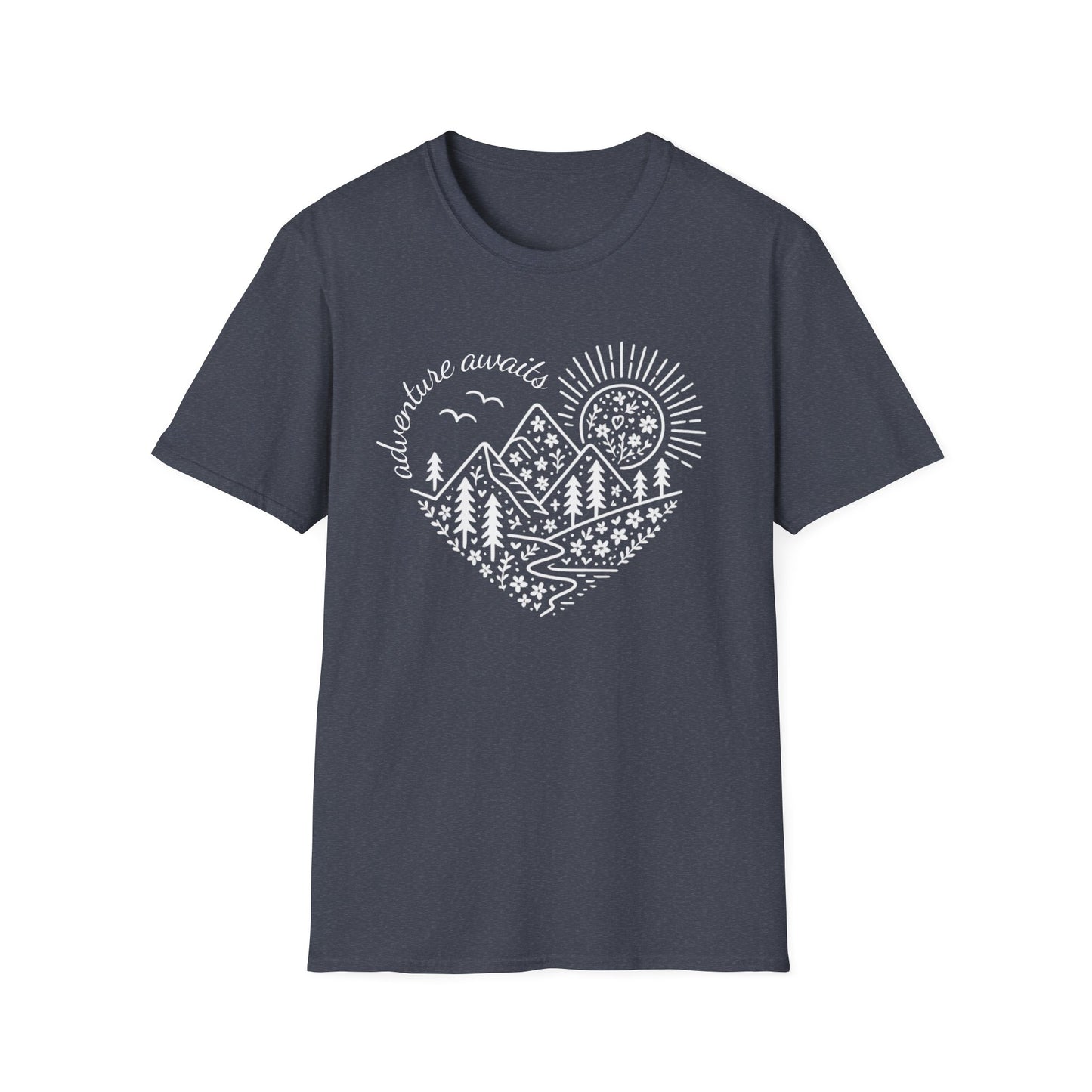 Adventure Awaits Heart T-Shirt