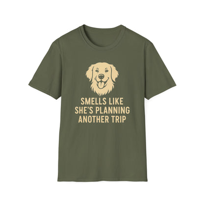 Smells Like She's Planning Another Trip T-Shirt