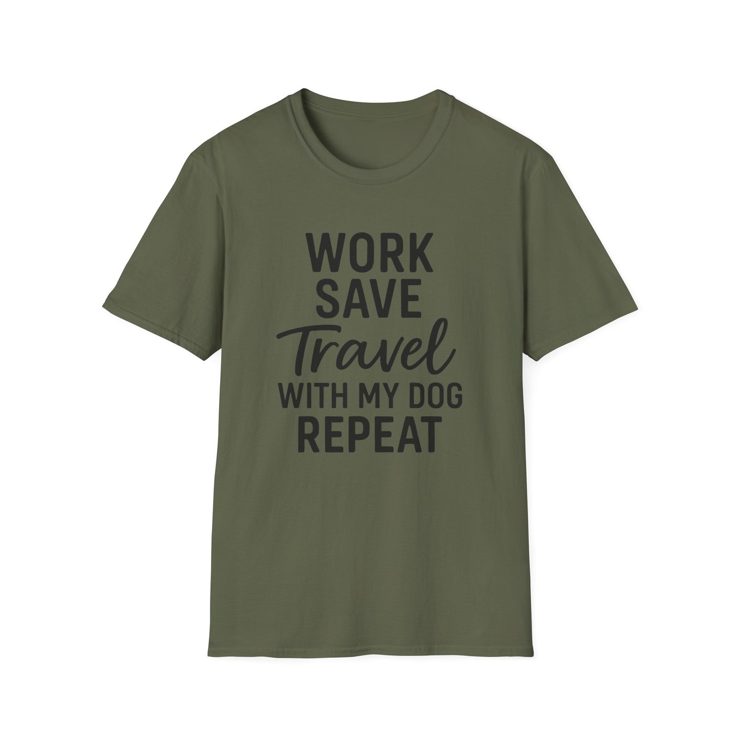 Work Save Travel Repeat T-Shirt
