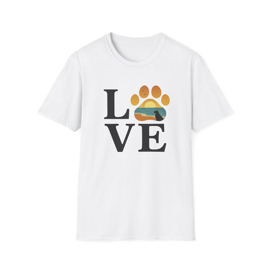 LOVE - Beach Dog T-Shirt