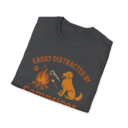 Easily Distracted By Campfires & Tail Wags T-Shirt