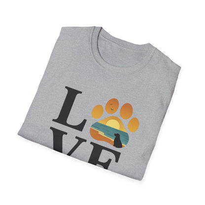 LOVE - Beach Dog T-Shirt