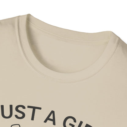 Girl and Dog Chasing Sunsets T-Shirt