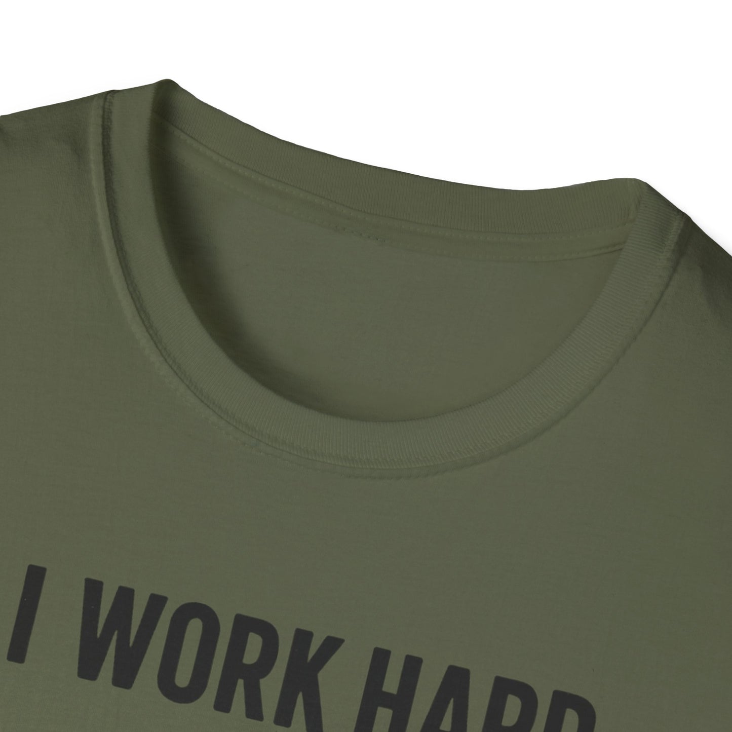 I Work Hard Dog Adventures T-Shirt