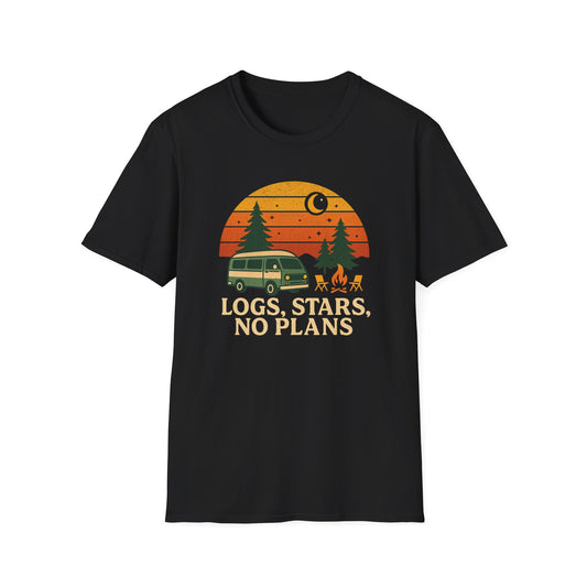 Logs, Stars, No Plans T-Shirt