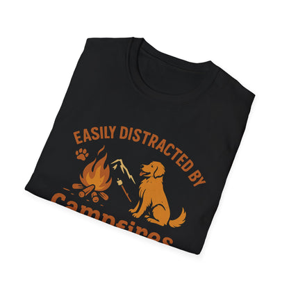Easily Distracted By Campfires & Tail Wags T-Shirt