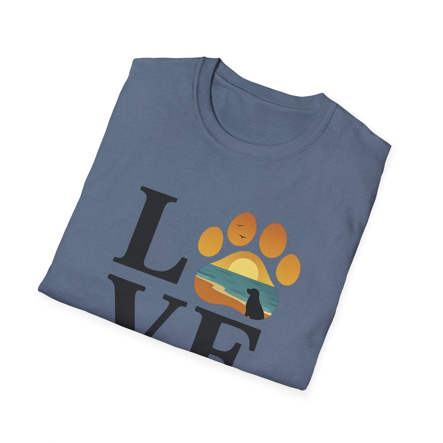 LOVE - Beach Dog T-Shirt