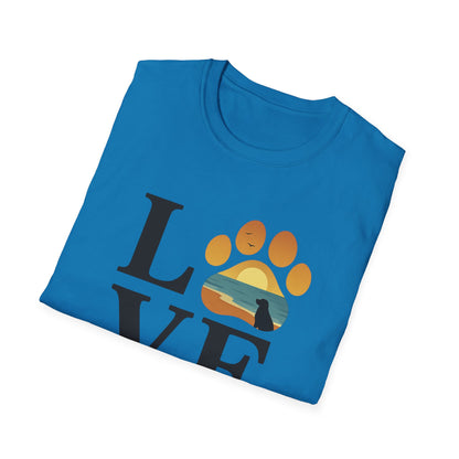 LOVE - Beach Dog T-Shirt