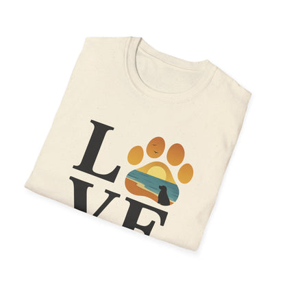 LOVE - Beach Dog T-Shirt