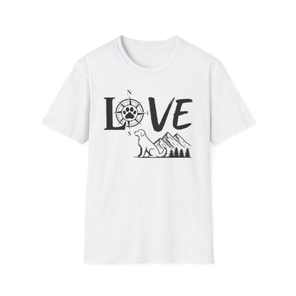 LOVE - Compass Dog T-Shirt