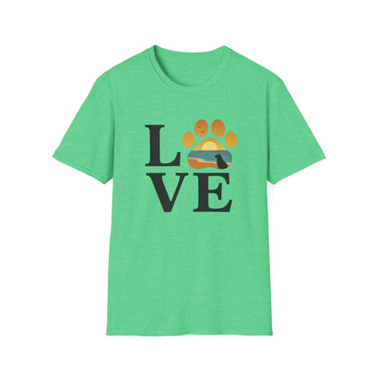LOVE - Beach Dog T-Shirt