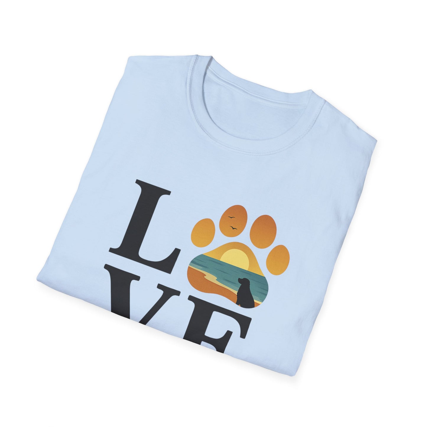 LOVE - Beach Dog T-Shirt