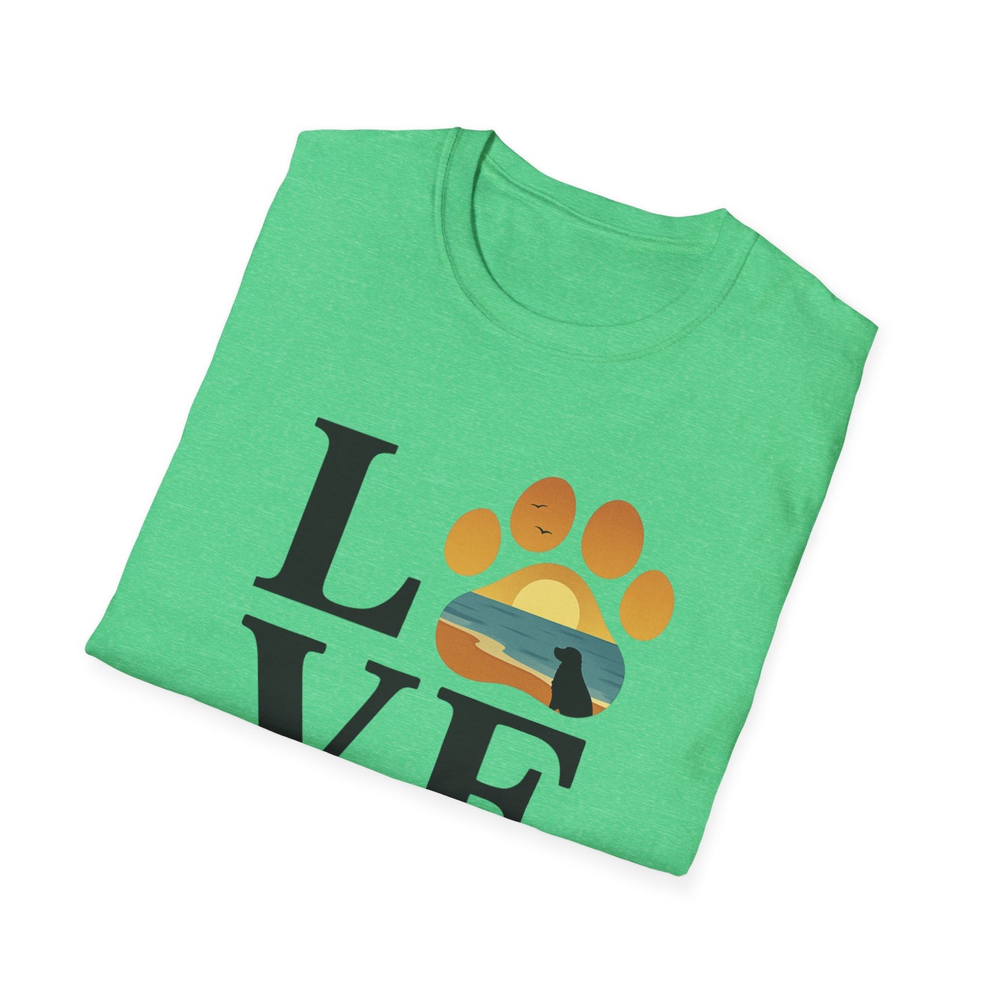 LOVE - Beach Dog T-Shirt