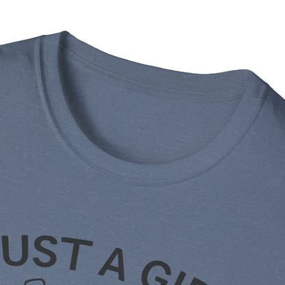 Girl and Dog Chasing Sunsets T-Shirt