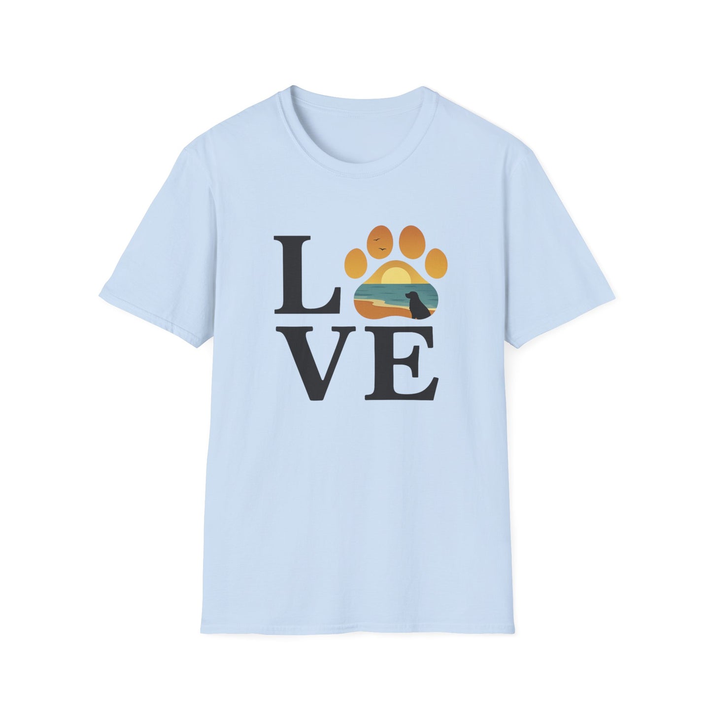 LOVE - Beach Dog T-Shirt