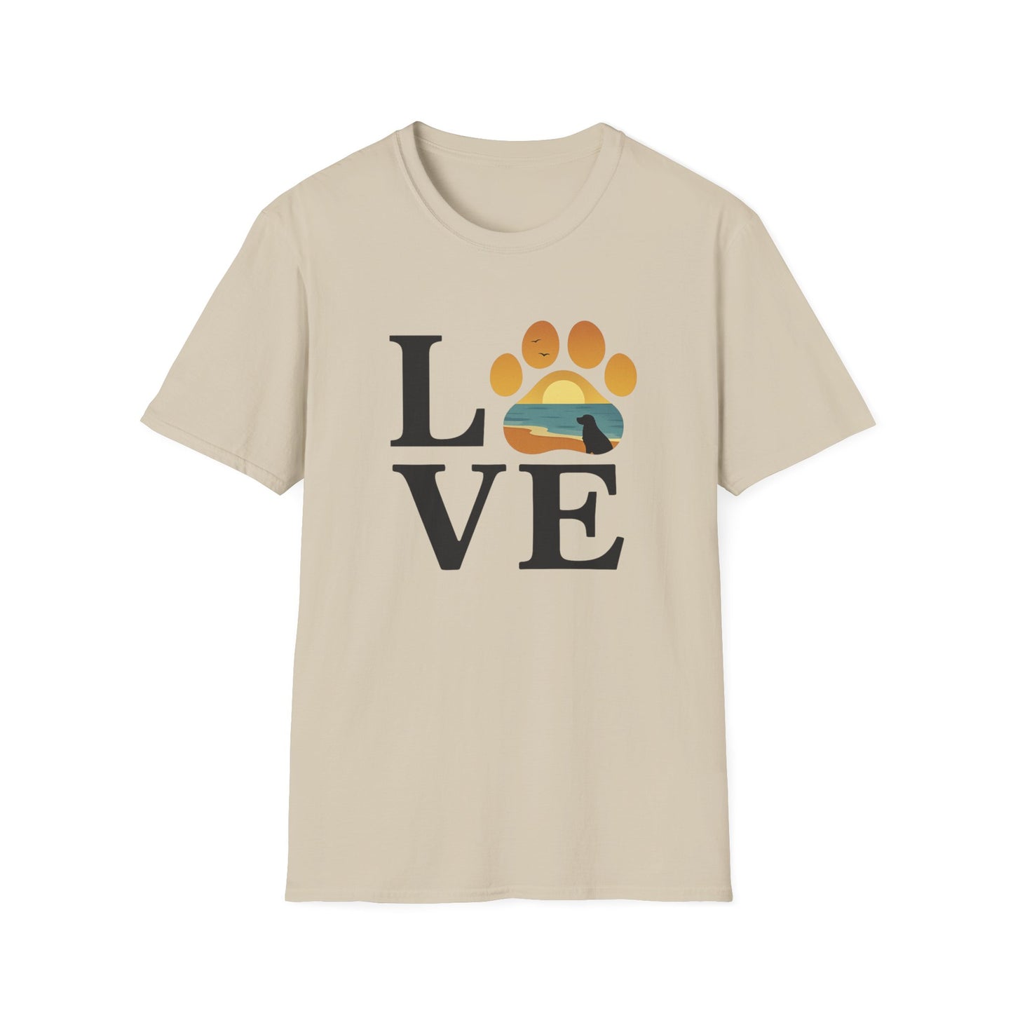 LOVE - Beach Dog T-Shirt