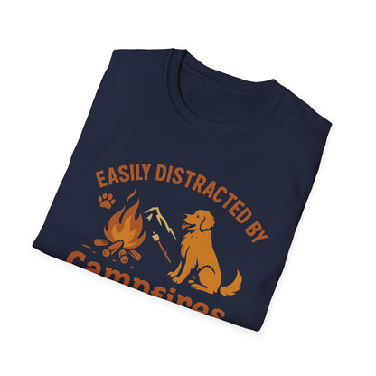 Easily Distracted By Campfires & Tail Wags T-Shirt