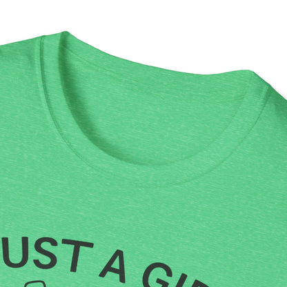 Girl and Dog Chasing Sunsets T-Shirt