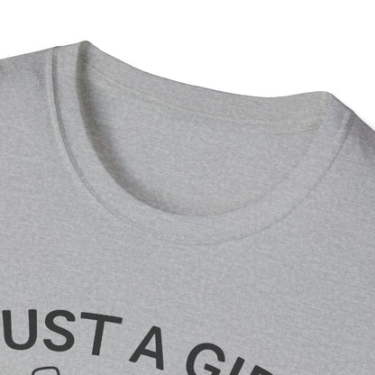 Girl and Dog Chasing Sunsets T-Shirt