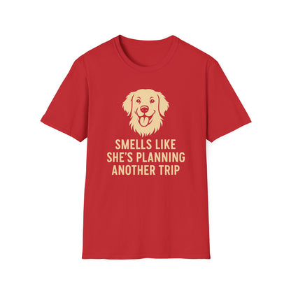 Smells Like She's Planning Another Trip T-Shirt