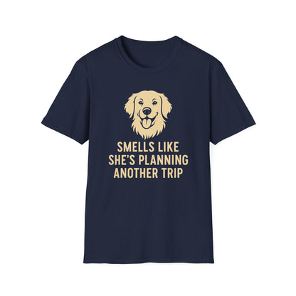 Smells Like She's Planning Another Trip T-Shirt